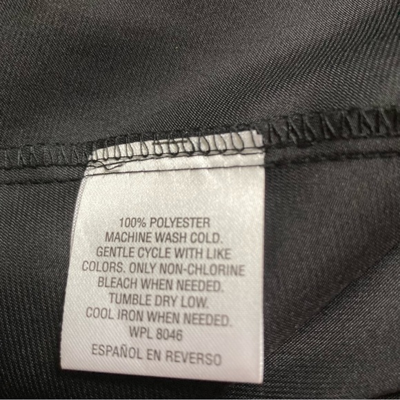 MORGAN TAYLOR Intimates Satin Belted Black Robe Womens Small Medium - Picture 12 of 15